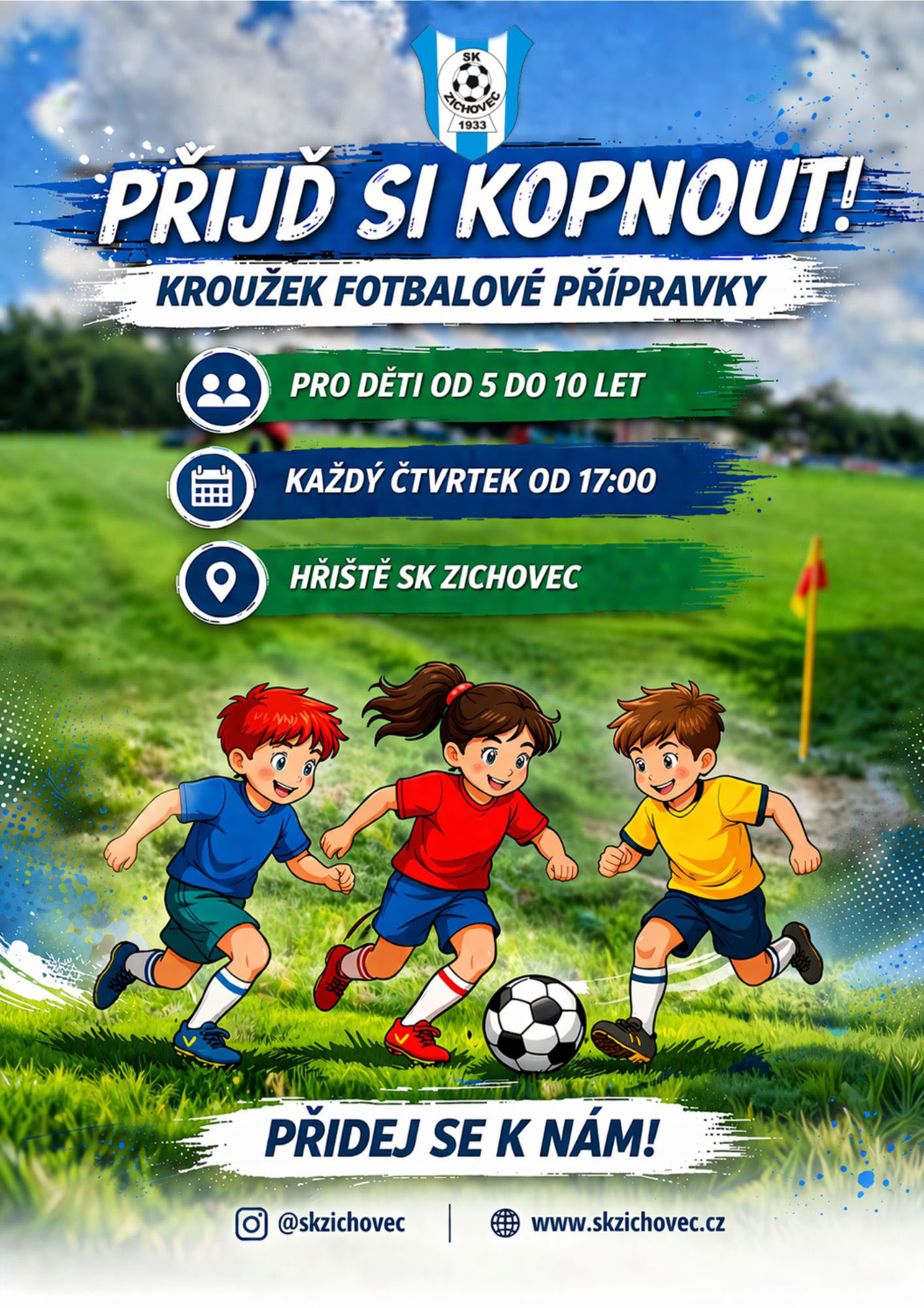 Plakát kroužek fotbalové přípravky